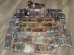yugioh binder collection lot Dark Magician,summon Skull , Blue Eyes Dragon - Image 1