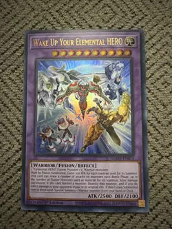 YuGiOh! Wake Up Your Elemental HERO MAZE-EN014 Ultra Rare 1st Edition Near Mint - Image 1
