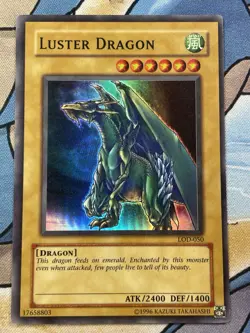 Yugioh! TCG Luster Dragon LOD-050 Super Rare Unlimited - MP - Image 2