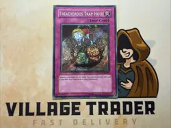 Treacherous Trap Hole CSOC-EN089 Secret Rare Unlimited Yugioh LP - Image 1
