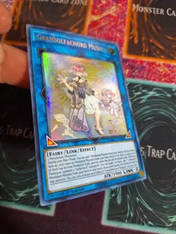 Yu-Gi-Oh! TCG Gransolfachord Musecia DAMA-EN048 Ultra Rare 1st Edition Near Mint - Image 2