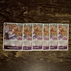 Charlotte Pudding OP12-071 Legacy of the Master Foil One Piece [lot of 6] - Image 1