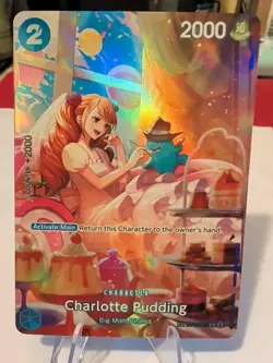 One Piece OP10 Royal Blood Charlotte Pudding SP ST12-012 Alt English NM - Image 1