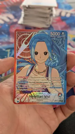 One Piece TCG - Nefeltari Vivi EB03-001 (Alt Art Leader) - Heroines Ed - English - Image 1