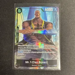 Mr.1 (Daz.Bonez) (Alternate Art) OP14-090 The Azure Sea's Seven Foil - Image 1