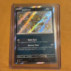 Sableye 184/091 Paldean Fates Baby Shiny Rare Holo Card Pokemon TCG NM/M - Image 1