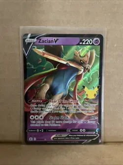 Zacian V 016/025 - Holo - SWSH Celebrations Pokemon Card - Image 1
