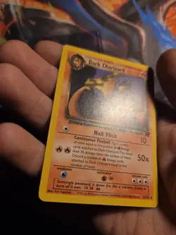 Dark Charizard 21/82 Team Rocket Unlimited Non Holo MP Pokemon Card WOW LOOK FAS - Image 3