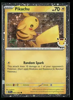 Pikachu (Pokemon Day 2026) Common Holo Miscellaneous Cards & Products 051/162 NM - Image 1