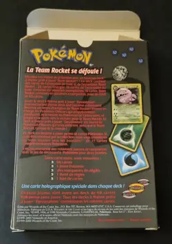 1999 Pokemon Team Rocket Devastation Theme Deck Vintage Complet en FR - Image 2