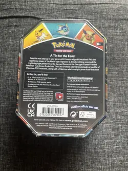 Pokemon Trading Card Game: Eevee Evolutions Tin - VaporeonV Brand New Tin - Image 2