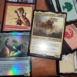 MTG Commander Magic Deck 100 Cards - Zacama, Primal Calamity DINOSAURS Tribal - Image 1