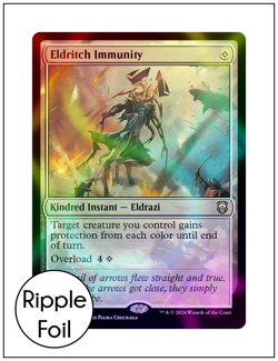 1x Eldritch Immunity, Ripple Foil, Modern Horizons 3 Commander, Magic MTG NM - Image 1