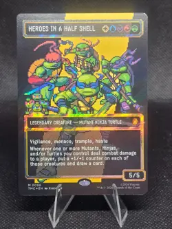 Heroes in a Half Shell - Surge Foil MTG - TMNT-M 0096 [Flawless] - Image 1