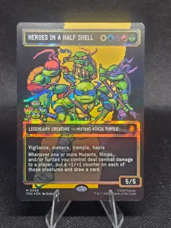 Heroes in a Half Shell - Surge Foil MTG - TMNT-M 0096 [Flawless] - Image 2