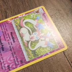 Sylveon 155/236 NM Reverse Holo Rare 2019 Pokemon Sun & Moon Cosmic Eclipse Card - Image 3
