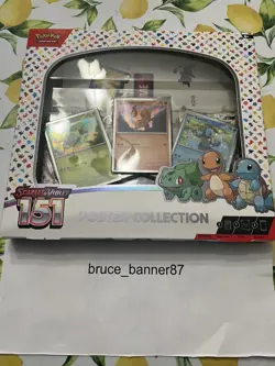 Pokemon TCG Scarlet & Violet 151 Poster Collection Factory Sealed - Image 2