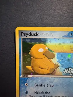Pokemon TCG Psyduck 70/109 EX Team Rocket Returns Reverse Holo Stamped - Image 4