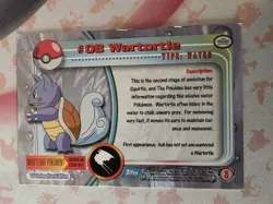 Wartortle NM 08 TV Animation Edition Blue Label Pokemon TOPPS Regular - Image 2