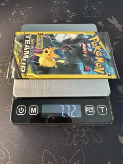 Rare Pokemon Team Up 3 Card Factory Sealed Booster Pack HEAVY 7.72g - Image 1