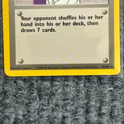 Vintage Pokemon Base Set Imposter Professor Oak 73/102 Trainer NM - Image 4