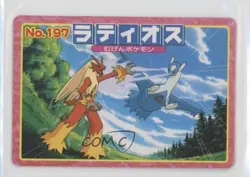 Latios (vs Blaziken) Japanese Pokemon Topsun Advanced Generation #197 2002 - Image 1