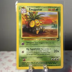PokeMon Cards - Exeggutor - Base Set 2 - 39/130 *Near Mint* Free shipping - Image 1