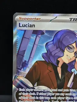 Pokemon Lucian 208/167 Twilight Masquerade Ultra Rare Full Art Near Mint - Image 4