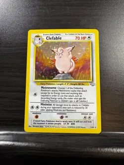 Pokemon TCG | Clefable - 01/64 | Jungle Holo Rare | NM - Image 3