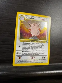 Pokemon TCG | Clefable - 01/64 | Jungle Holo Rare | NM - Image 4