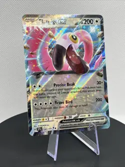 Flamigo EX Surging Sparks Double Rare Pokemon TCG 160/191 Scarlet & Violet Holo - Image 4