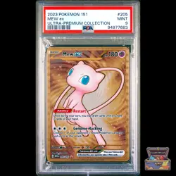 Mew ex 205 Pokemon Scarlet & Violet 151 Ultra Premium Collection PSA 9 MINT - Image 1