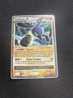 Pokemon TCG Lucario LV.X DP12 Holo Ungraded Unverified - Image 1