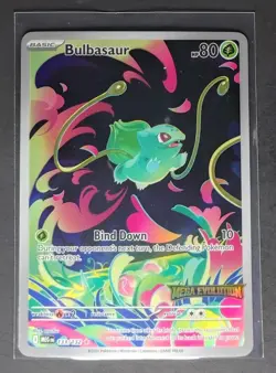 2025 Pokemon Mega Evolution Bulbasaur #133/132 Illustration Rare - Image 1