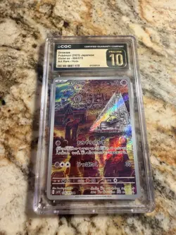 Japanese Pokemon 2023 Drowzee CGC 10 Pristine 086/078 AR Violet EX SV1V - Image 1