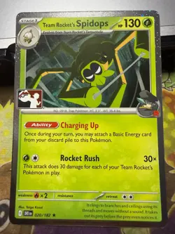 Team Rocket's Spidops Cosmos Holo Pokemon Play! Prize Pack Play Stamp Series 8 - Image 1