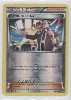 Battle Reporter Reverse Foil Pokemon XY Furious Fists #88 - Image 1