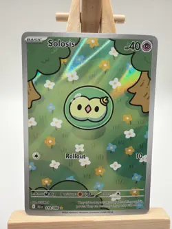 2025 Pokemon SV Black Bolt - BLK EN #118/086 Solosis Illustration Rare - Image 1