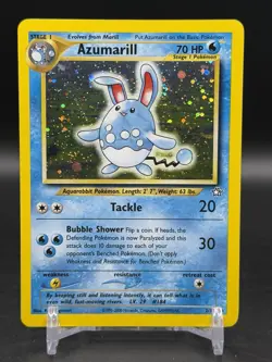 Azumarill 2/111 Neo Genesis Holo Rare Pokemon English WOTC LP - Image 1