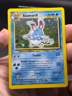 Azumarill 2/111 Neo Genesis Holo Rare Pokemon English WOTC LP - Image 3