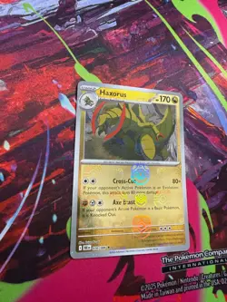 Haxorus 070/086 Pokemon SV Black Bolt English NM (master Ball) - Image 1