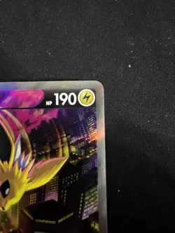 2024 Pokemon TCG S-Chinese Full Art Holo Cs4ac 144/132 Super Rare Jolteon V NM - Image 3
