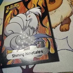 Pokemon 2024 Shiny Infinity Set Shining Ninetales Silver Foil Peru Non-TCG - Image 3