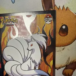 Pokemon 2024 Shiny Infinity Set Shining Ninetales Silver Foil Peru Non-TCG - Image 4