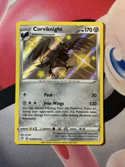 Pokemon Shining Fates Corviknight SV089/SV122 Shiny Holo Rare NM/M - Image 1