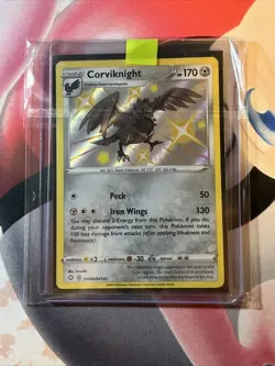 Pokemon Shining Fates Corviknight SV089/SV122 Shiny Holo Rare NM/M - Image 4