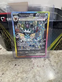 Pokemon Prismatic Evolutions Vaporeon EX 149/13 Special Illustration Rare - Image 1