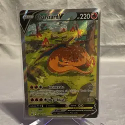 Pokemon Charizard V SWSH260 Sword & Shield Promo Holo Incinerate Heat Blast TCG - Image 1