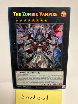 The Zombie Vampire Secret Rare MP23-EN024 NM 1st Edition Yu-Gi-Oh! - Image 1