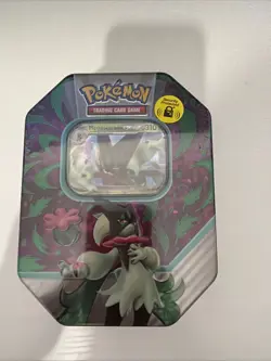 Paldea Partners Pokemon Trading Card Game Tin Featuring Meowscarada NEW - Image 1
